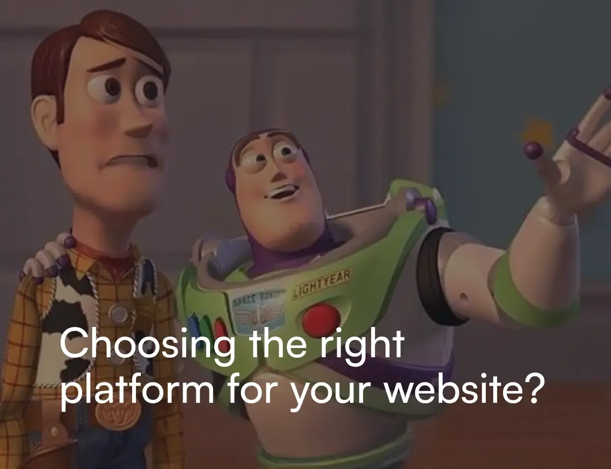 How to choose platform for website article